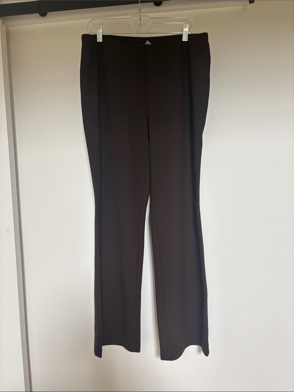 J. Jill Dark Brown Straight-Leg Trousers